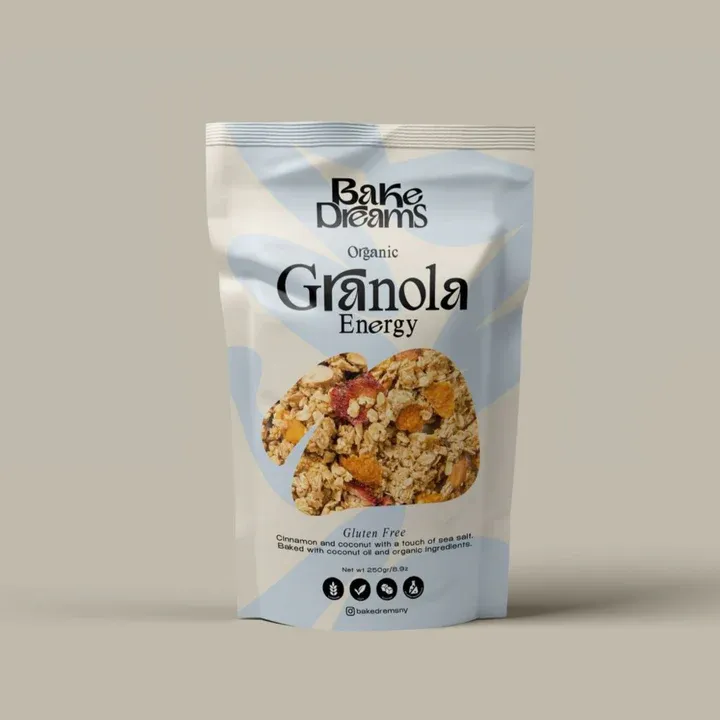 Energy Granola with Cinnamon & Coconut