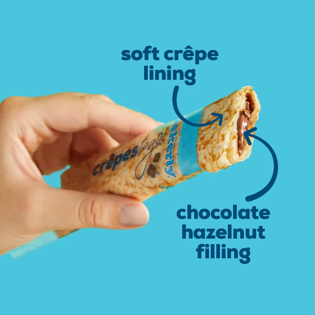 Chocolate Hazelnut Crêpes To-Go