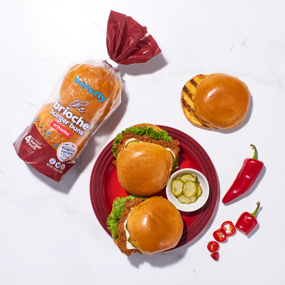 The Sriracha Brioche Burger Buns