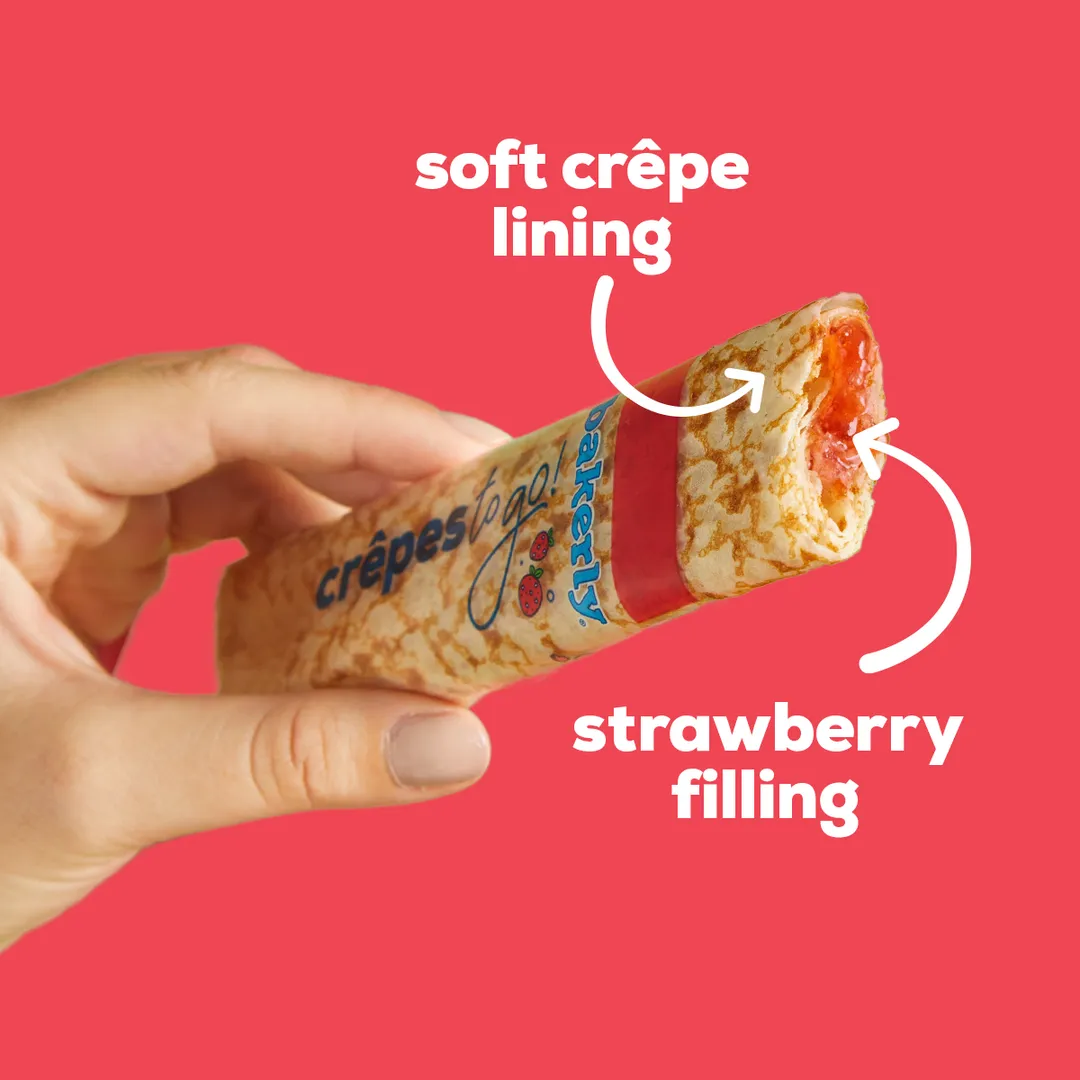 Strawberry Crêpes To-Go