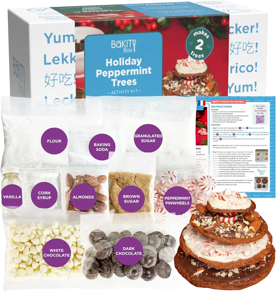 Holiday Peppermint Trees 12 Days of Christmas Activity Kit