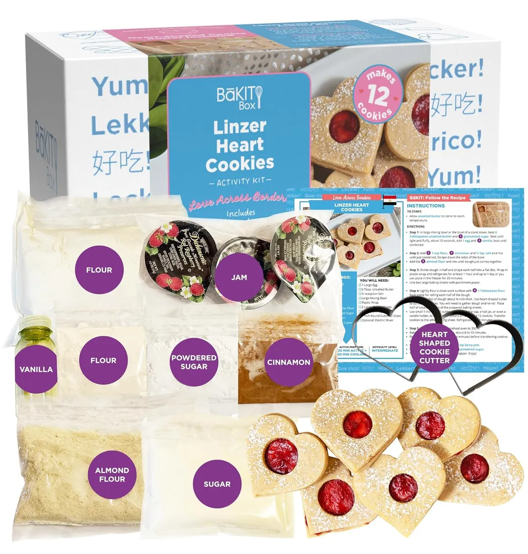 Linzer Heart Cookies - Celebrating Love Activity Kit