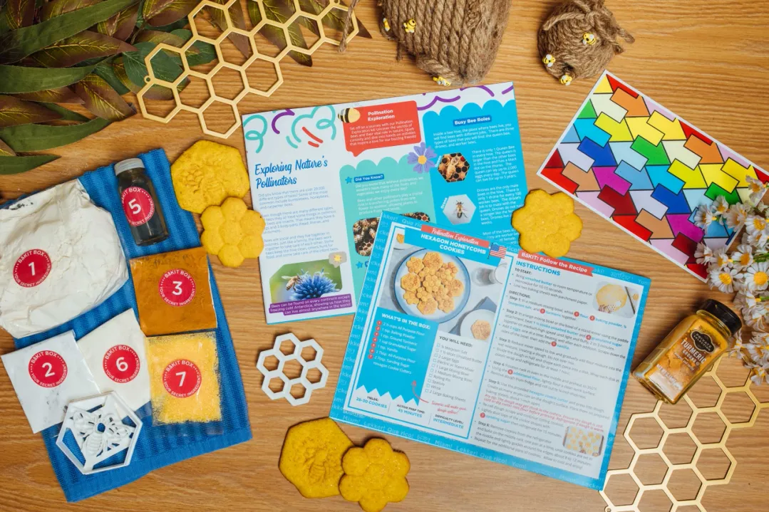 Hexagon Honeycomb Cookies - Pollination DIY Baking Kit