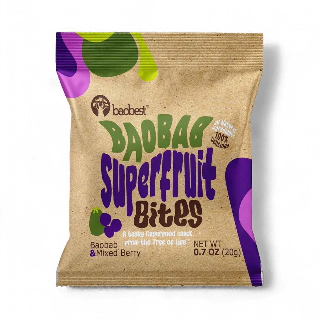 Baobab Superfruit Bites- Mixed Flavors (3u case)