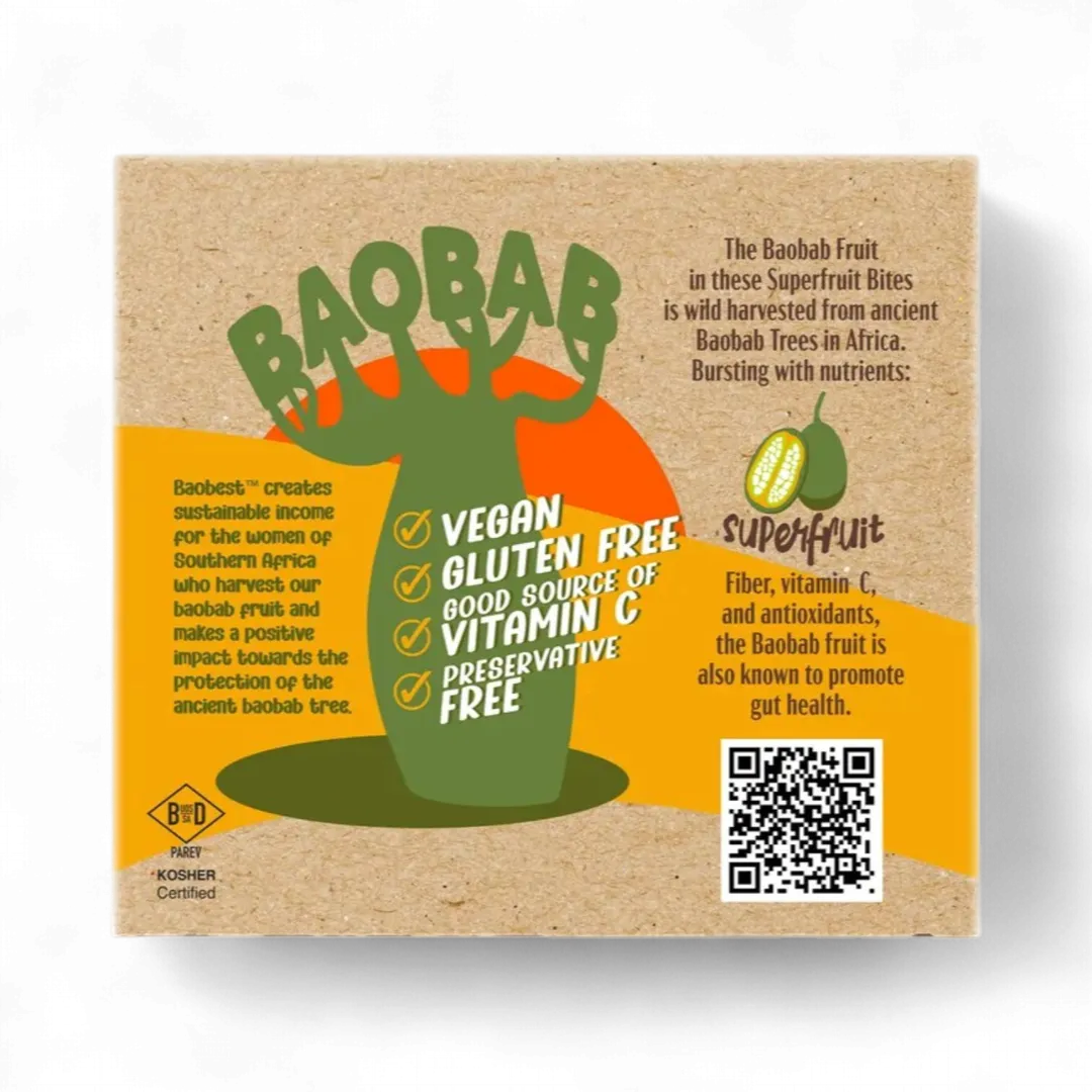 Mango + Baobab Superfruit Bites (6u case)