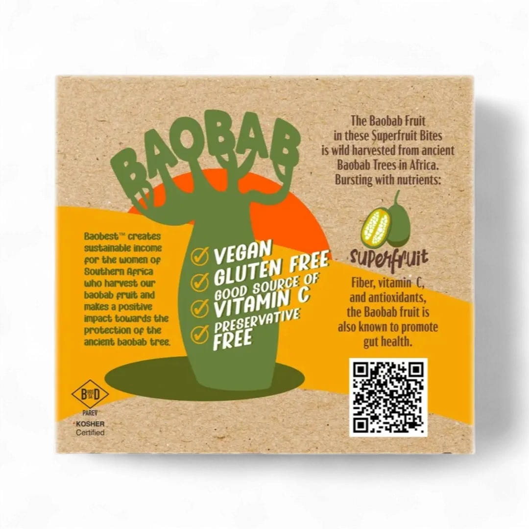 Mixed Berry + Baobab Superfruit Bites (6u case)