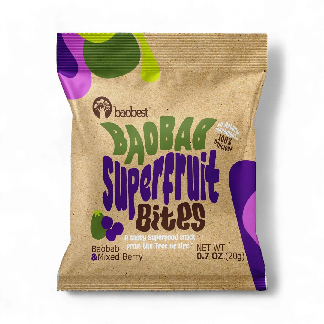Mixed Berry + Baobab Superfruit Bites (6u case)