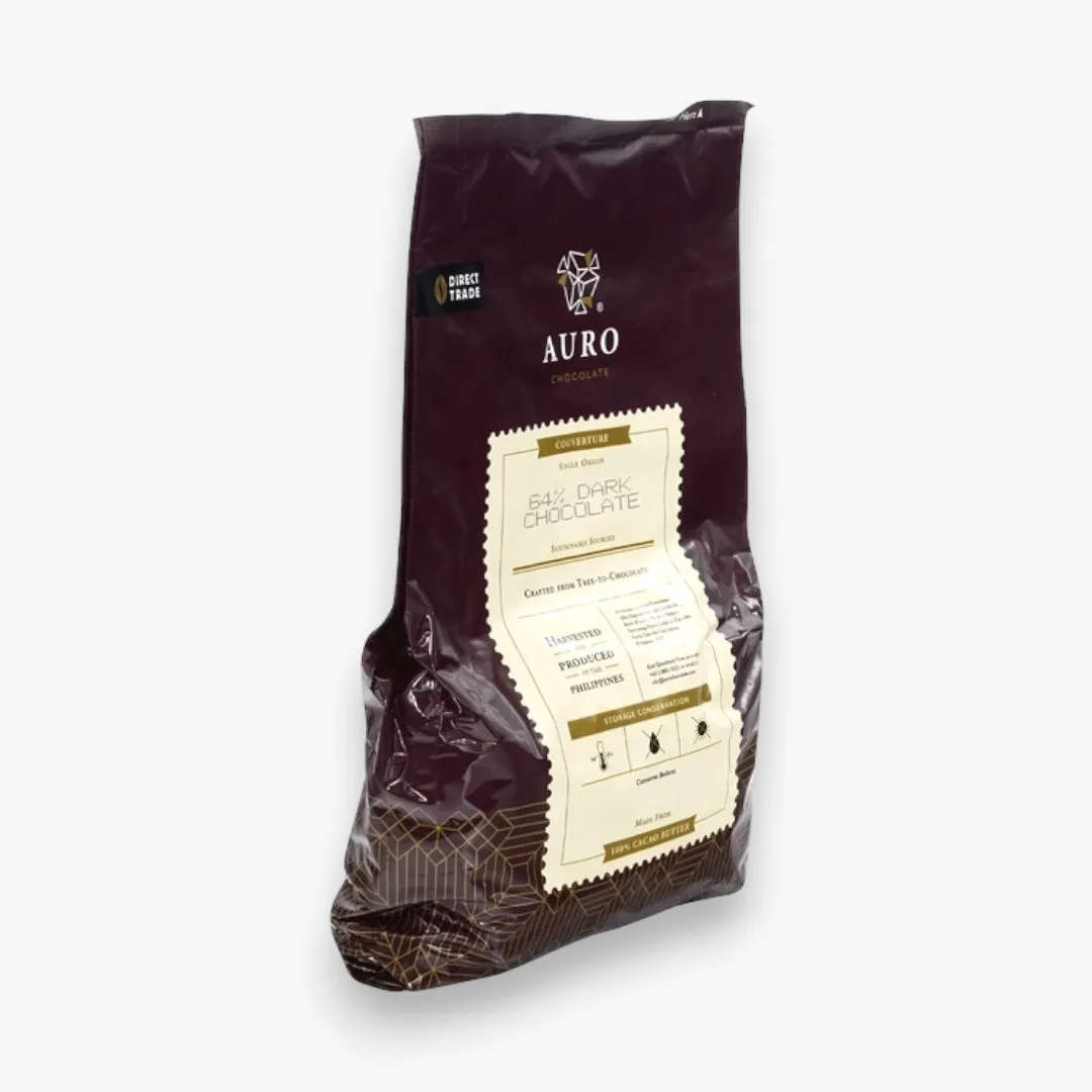 Auro Bulk Baking Dark Chocolate Coins 64% 1kg