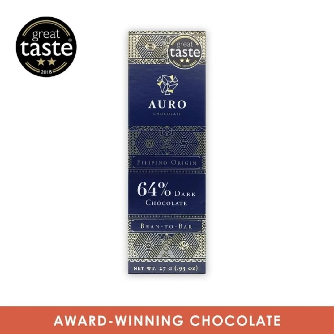 Auro Mini Chocolate Bar- Dark 64%