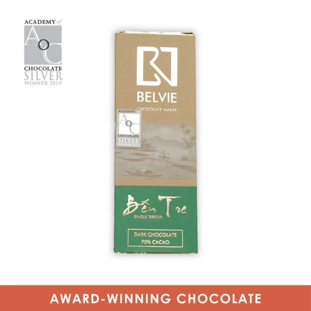 Belvie Mini Chocolate Bars Bars (Single Origin)- Ben Tre 70%