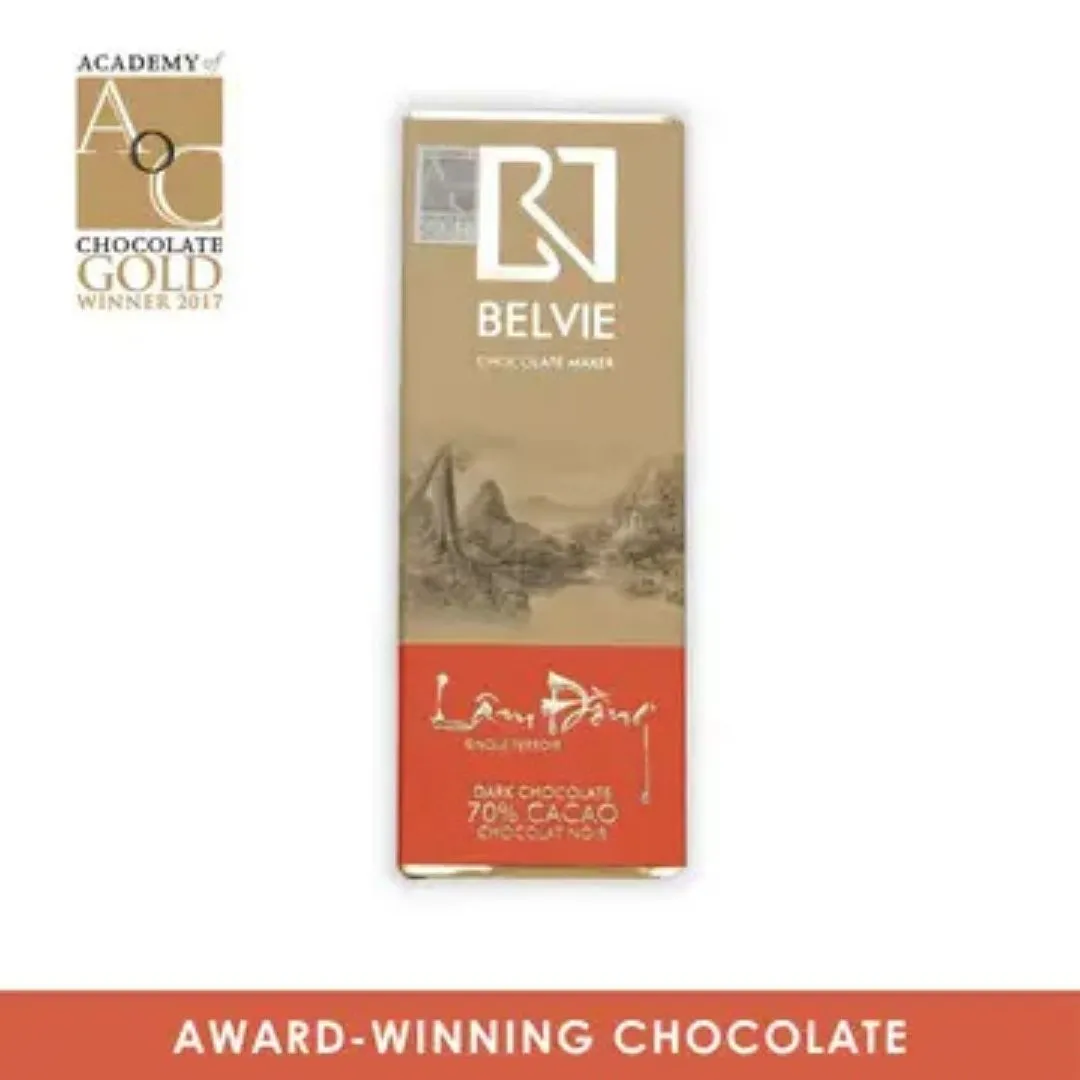 Belvie Mini Chocolate Bars Bars (Single Origin)- Lam Dong 70%