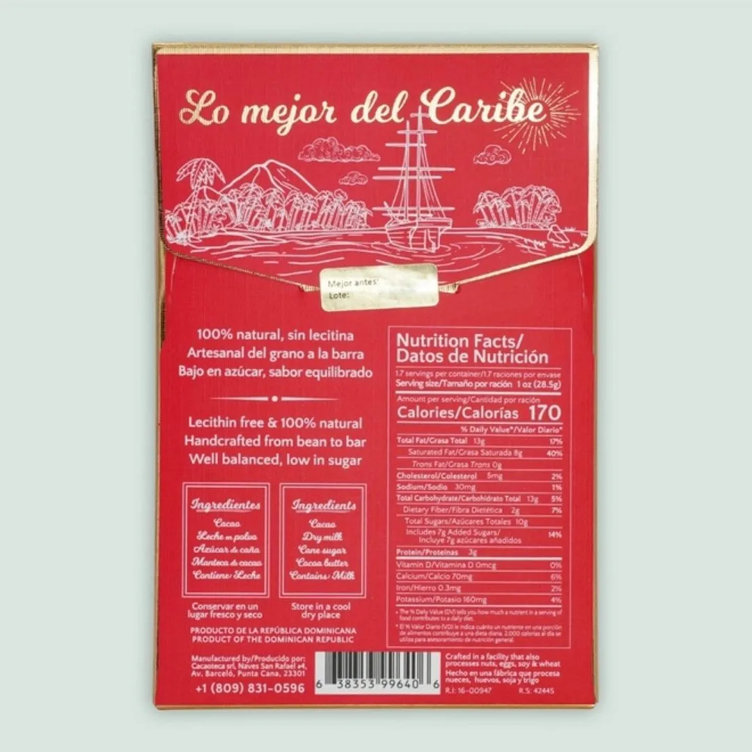 Cacaoteca Dark Milk Chocolate Bar 51% (Single Origin)