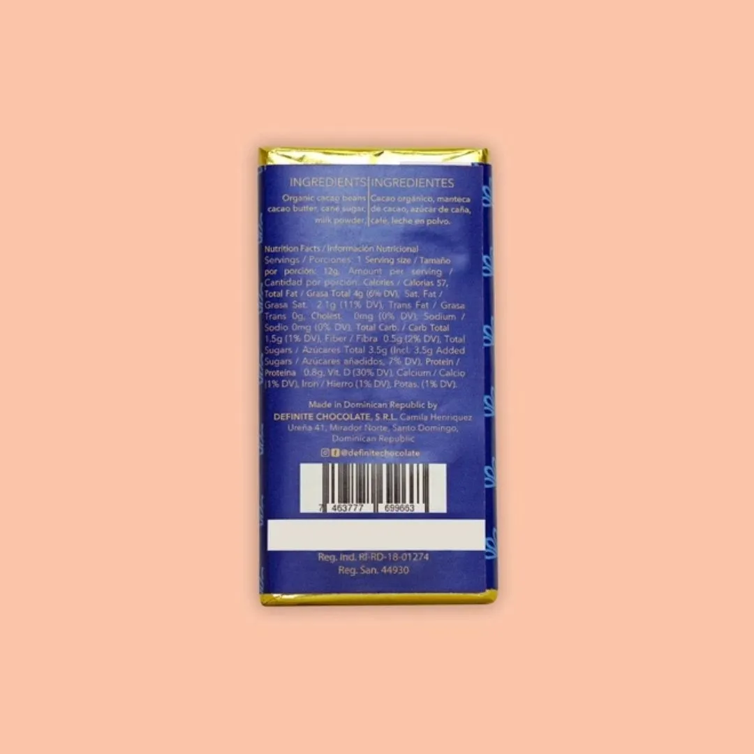 Definite Chocolate Mini Bars- Oko Caribe Dark 70%
