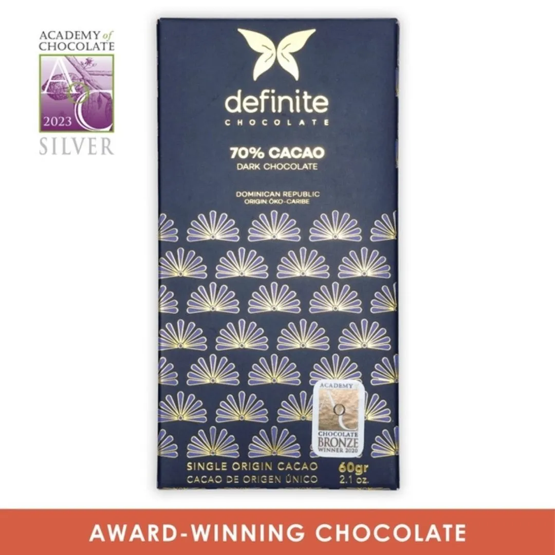 Definite Dark Chocolate Bar Oko Caribe 70% (Single Origin)