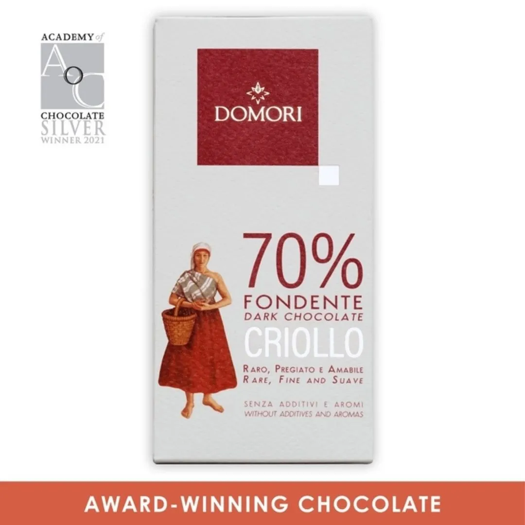 Domori Criollo Dark Chocolate Bar 70% (from Italy)