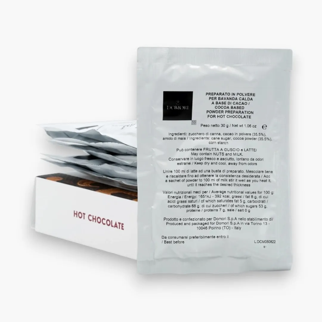 Domori Hot Chocolate Mix - 6 packets (from Italy)