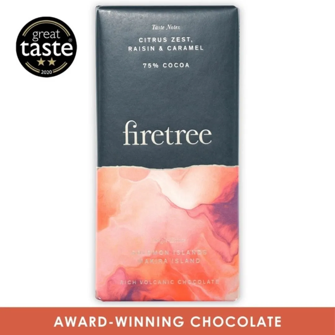 Firetree Dark Solomon Makira Island 75% (Volcanic Chocolate)