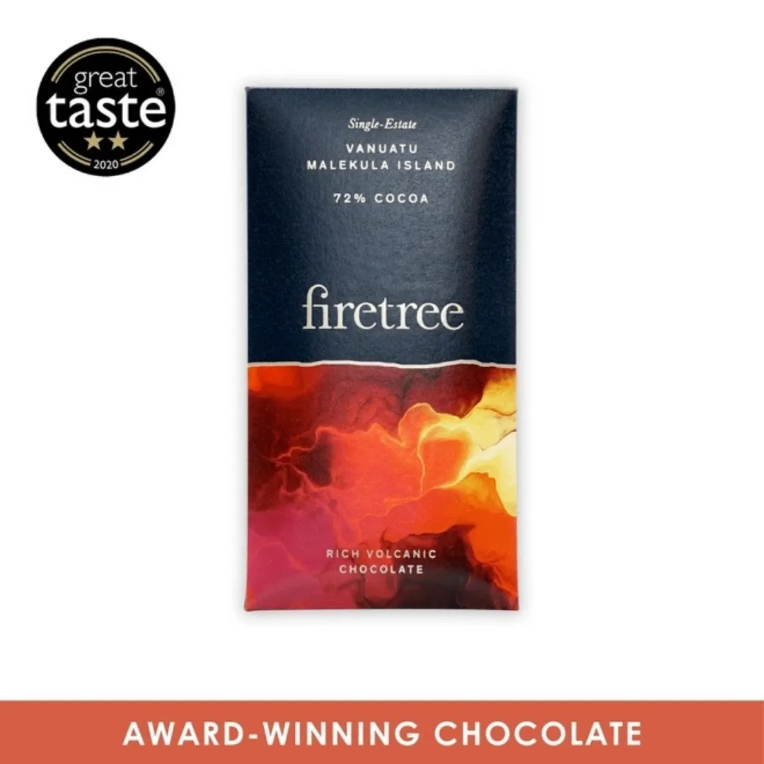 Firetree Mini Bars- Melekula Island 72%