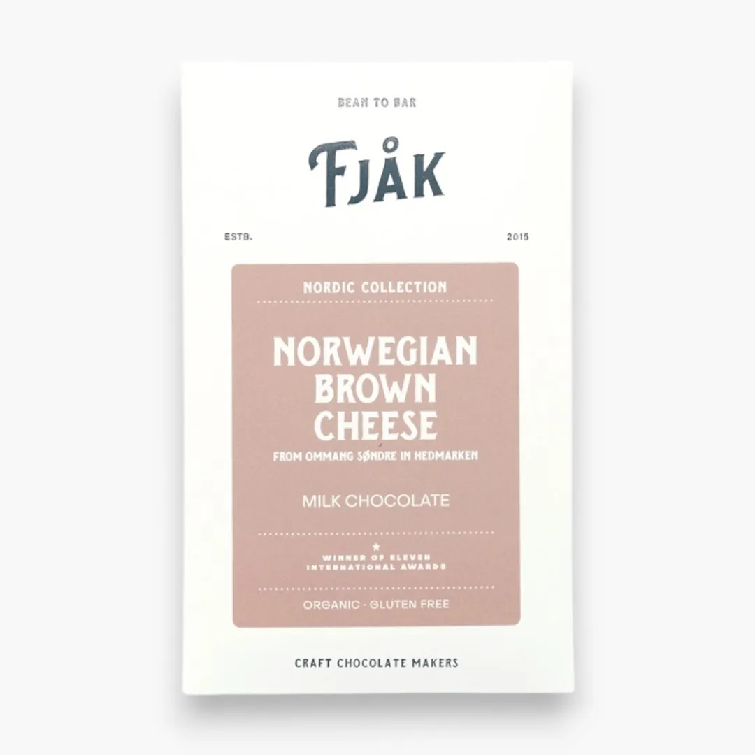 Fjak Milk Chocolate Bar w/ Brown Cheese 45% (Nordic Series)
