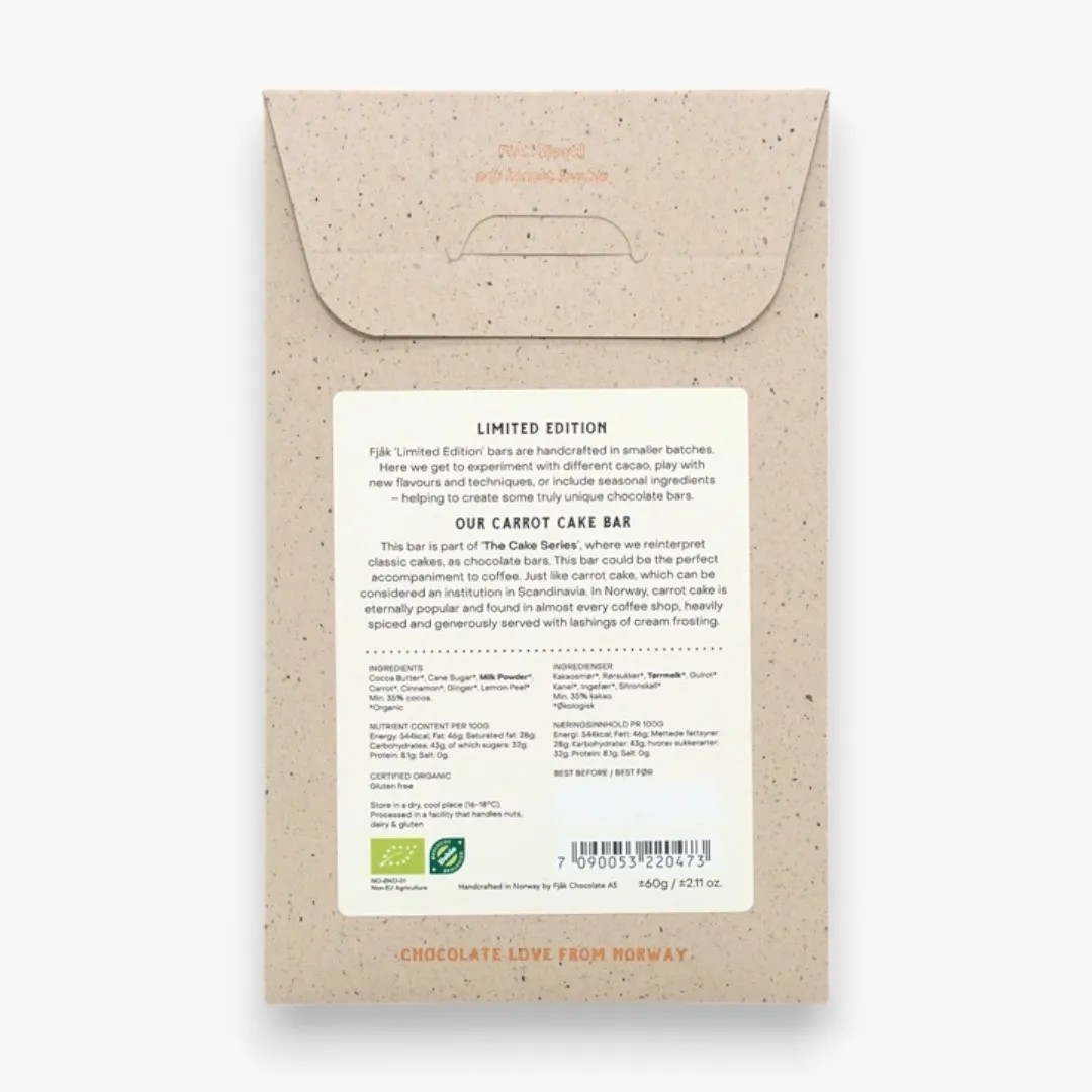 Fjåk White Chocolate Carrot Cake (Cake Series)