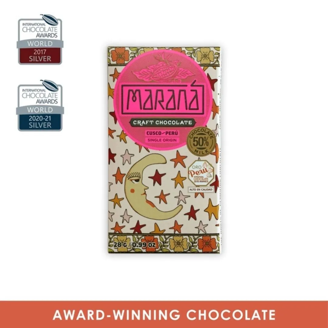 Marana Mini Chocolate Bars - Cusco Milk 50%