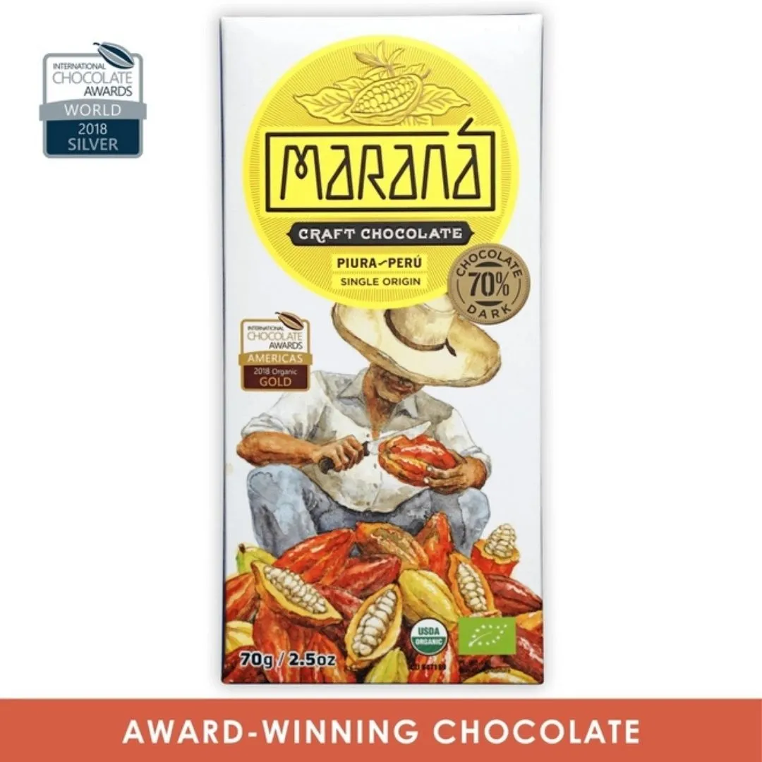 Marana Mini Chocolate Bars- Piura Dark 70%