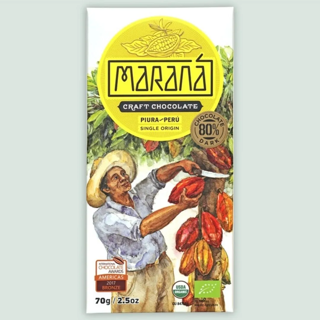 Marana Mini Chocolate Bars- Piura Dark 80%