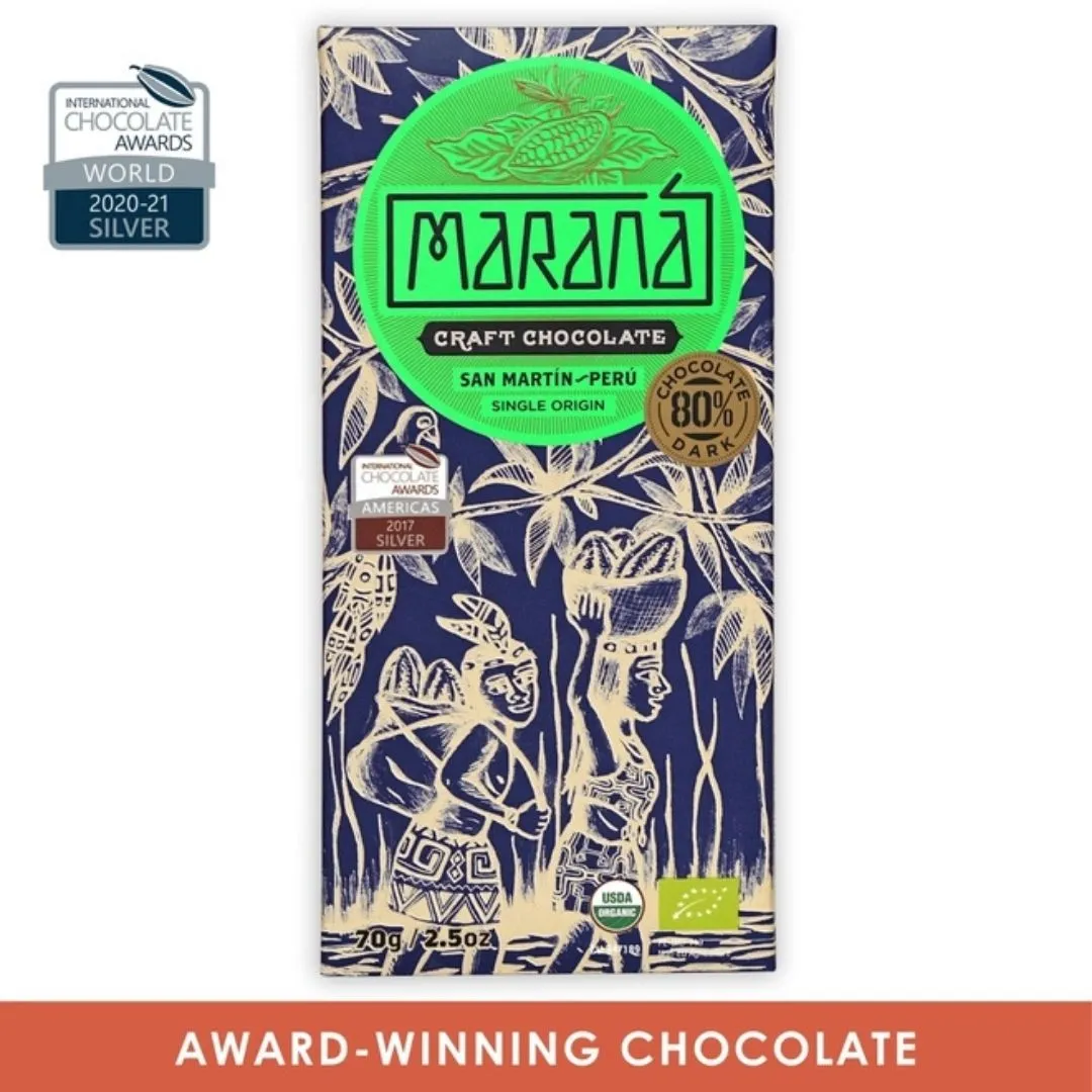 Marana Mini Chocolate Bars- San Martin 80%
