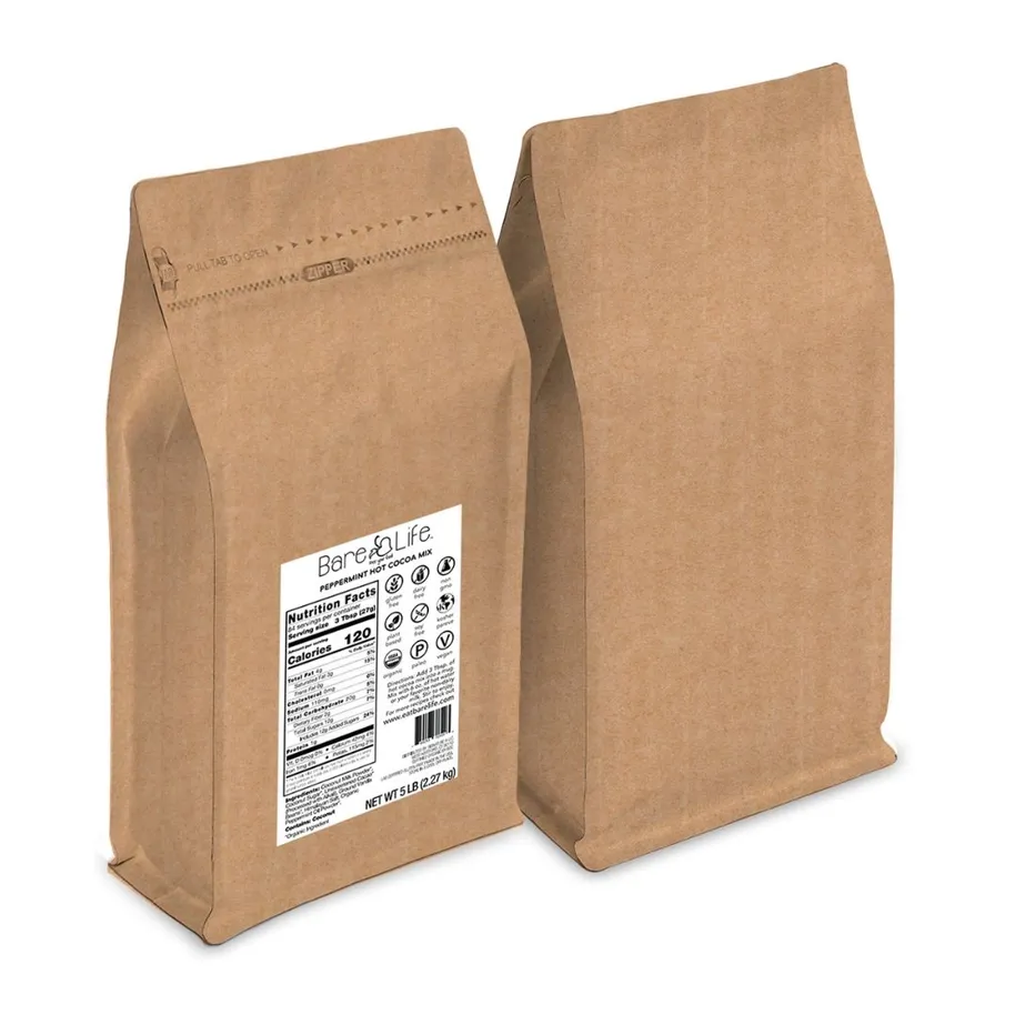 Dairy Free & Vegan Peppermint Hot Cocoa Mix - 5lb Bulk