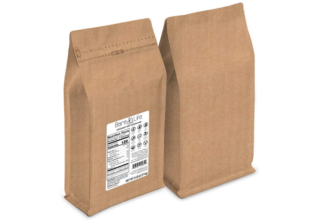 Plant Based & Dairy Free Coconut Hot Cocoa Mix - 5lb Bulk