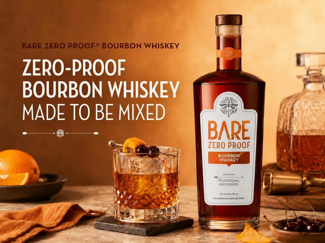 BARE Zero Proof Bourbon Whiskey 