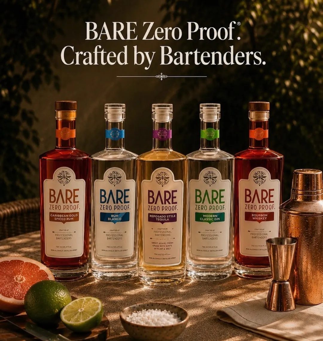 BARE Zero Proof Bourbon Whiskey 