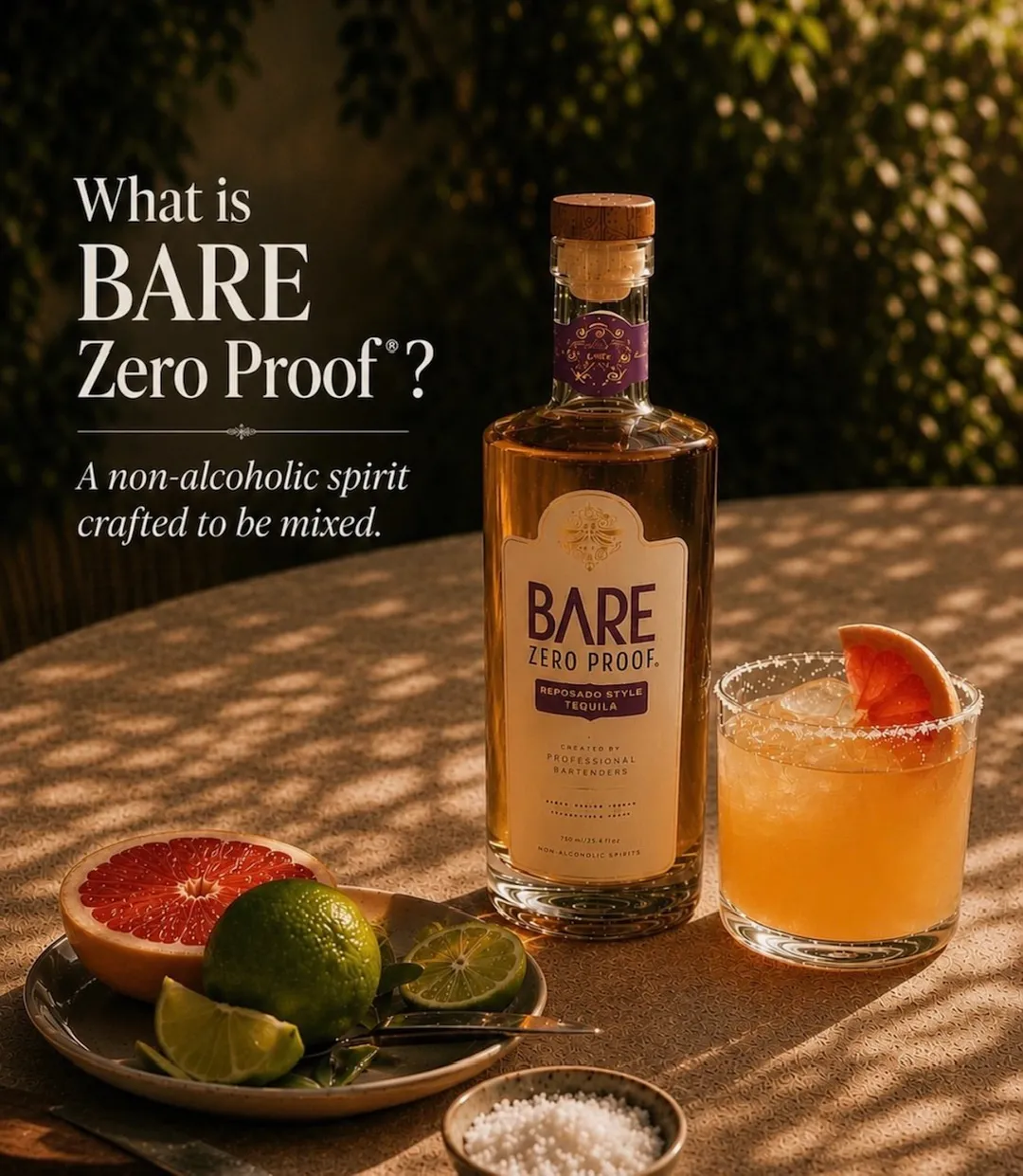 BARE Zero Proof Reposado Style Tequila 