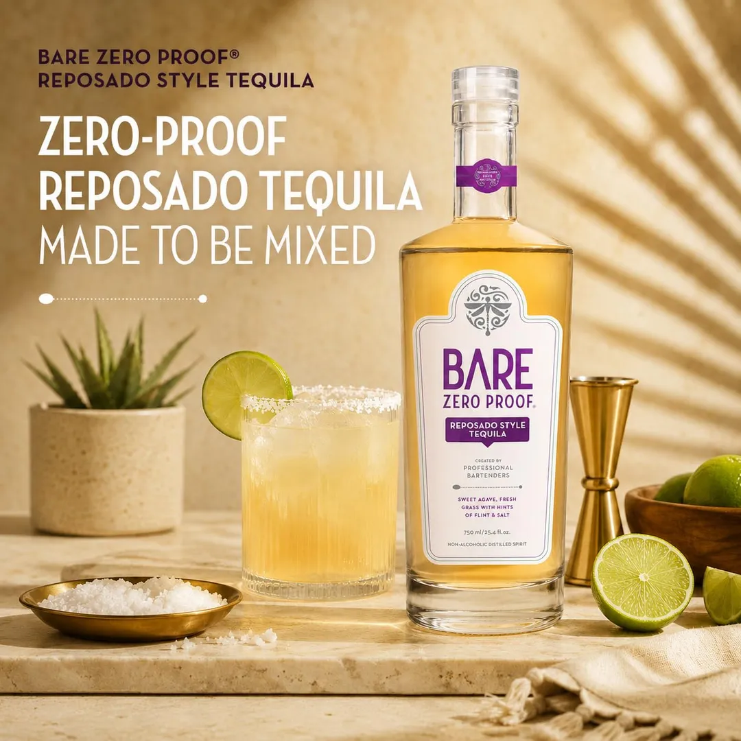 BARE Zero Proof Reposado Style Tequila 