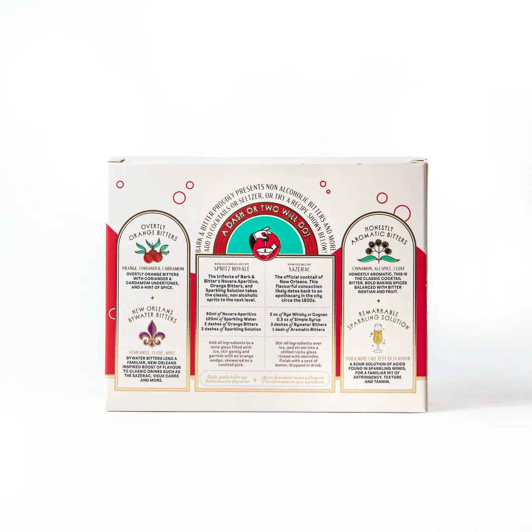 Essential Cocktail Bitters Sampler Kit (Alcohol-Free)