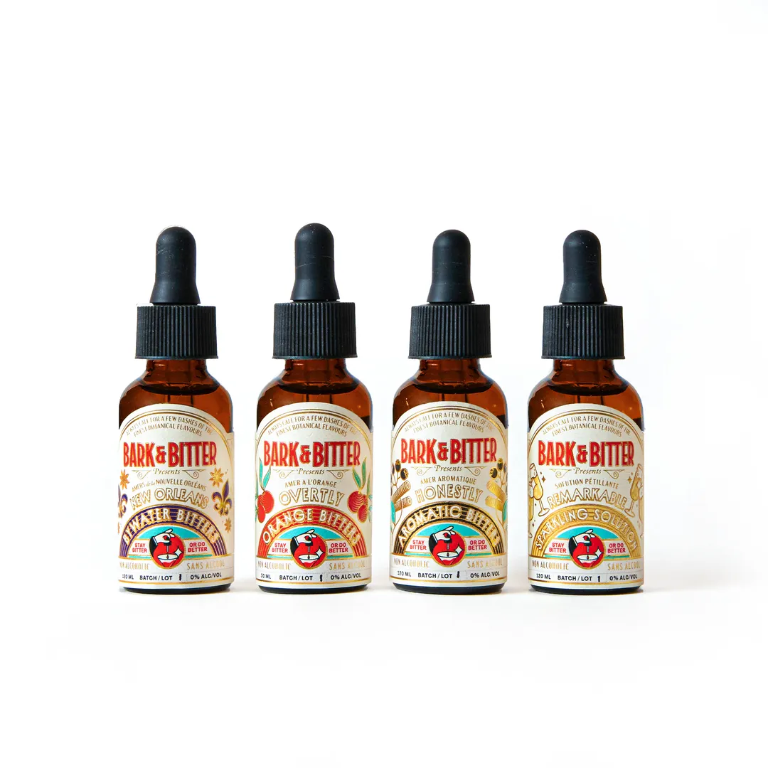 Essential Cocktail Bitters Sampler Kit (Alcohol-Free)