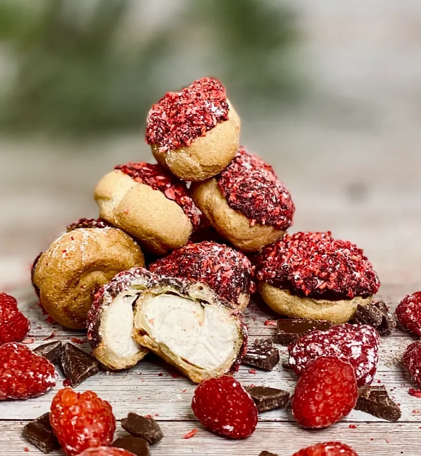Freeze Dried - Raspberry Cream Puffs