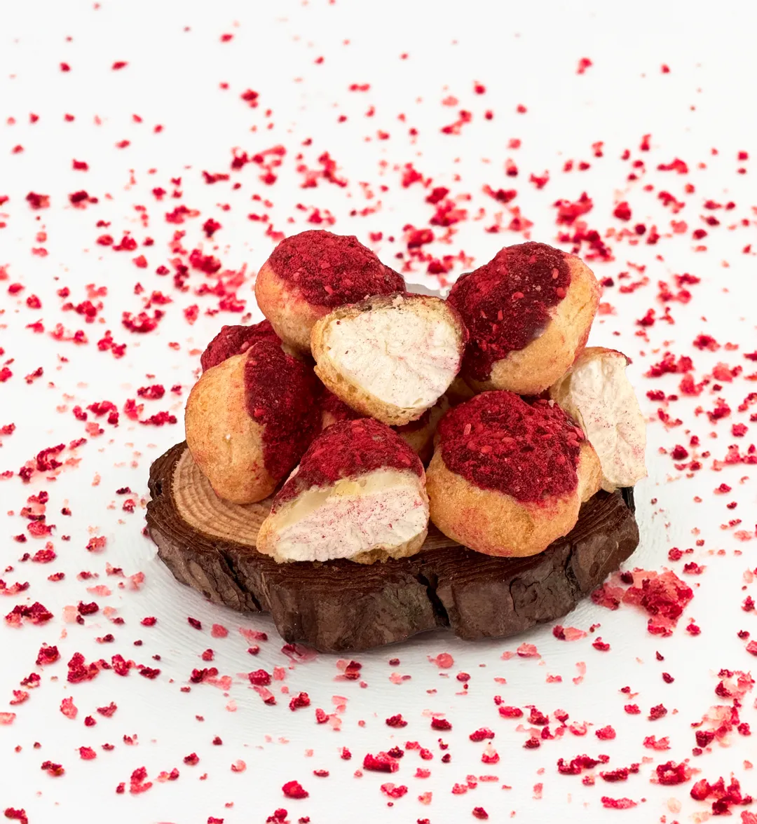 Freeze Dried - Raspberry Cream Puffs