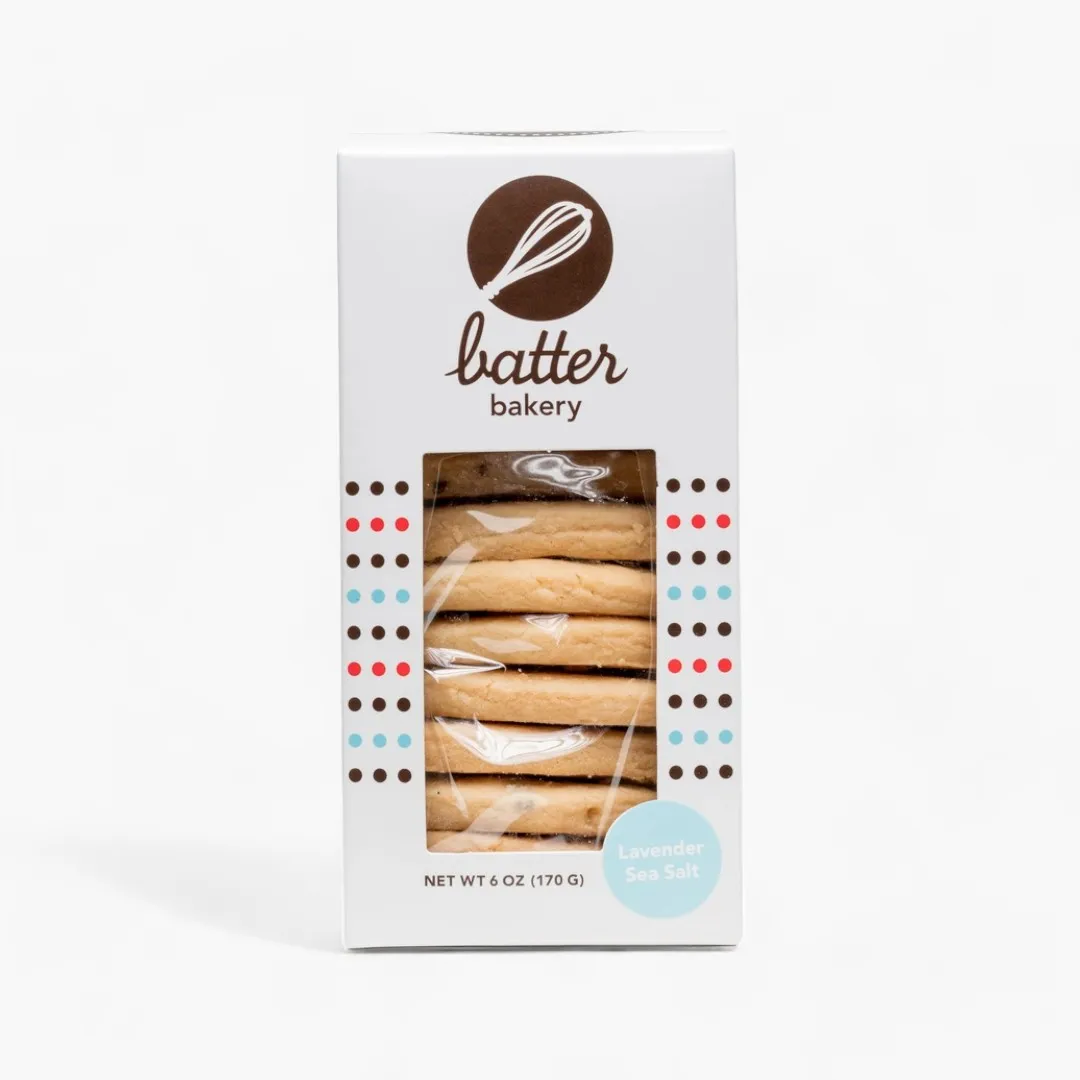 Lavender Sea Salt Shortbread