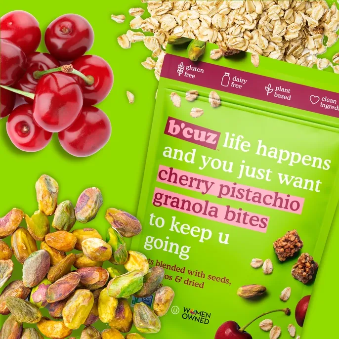 Cherry Pistachio Granola Bites 3oz. 12 Pack