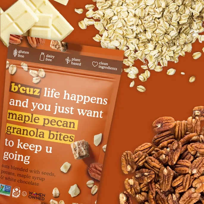 Maple Pecan Granola Bites 3oz. 12 Pack