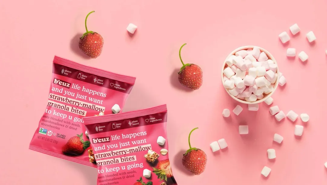 Strawberry Mallow Granola Bites 1oz. 24 Pack