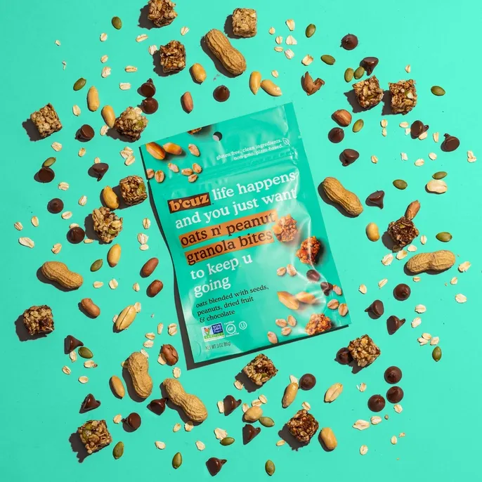Oats N' Peanut Granola Bites 3oz. 12 Pack
