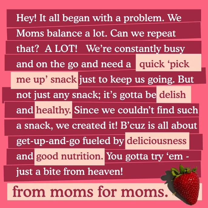 Strawberry Mallow Granola Bites 1oz. 24 Pack