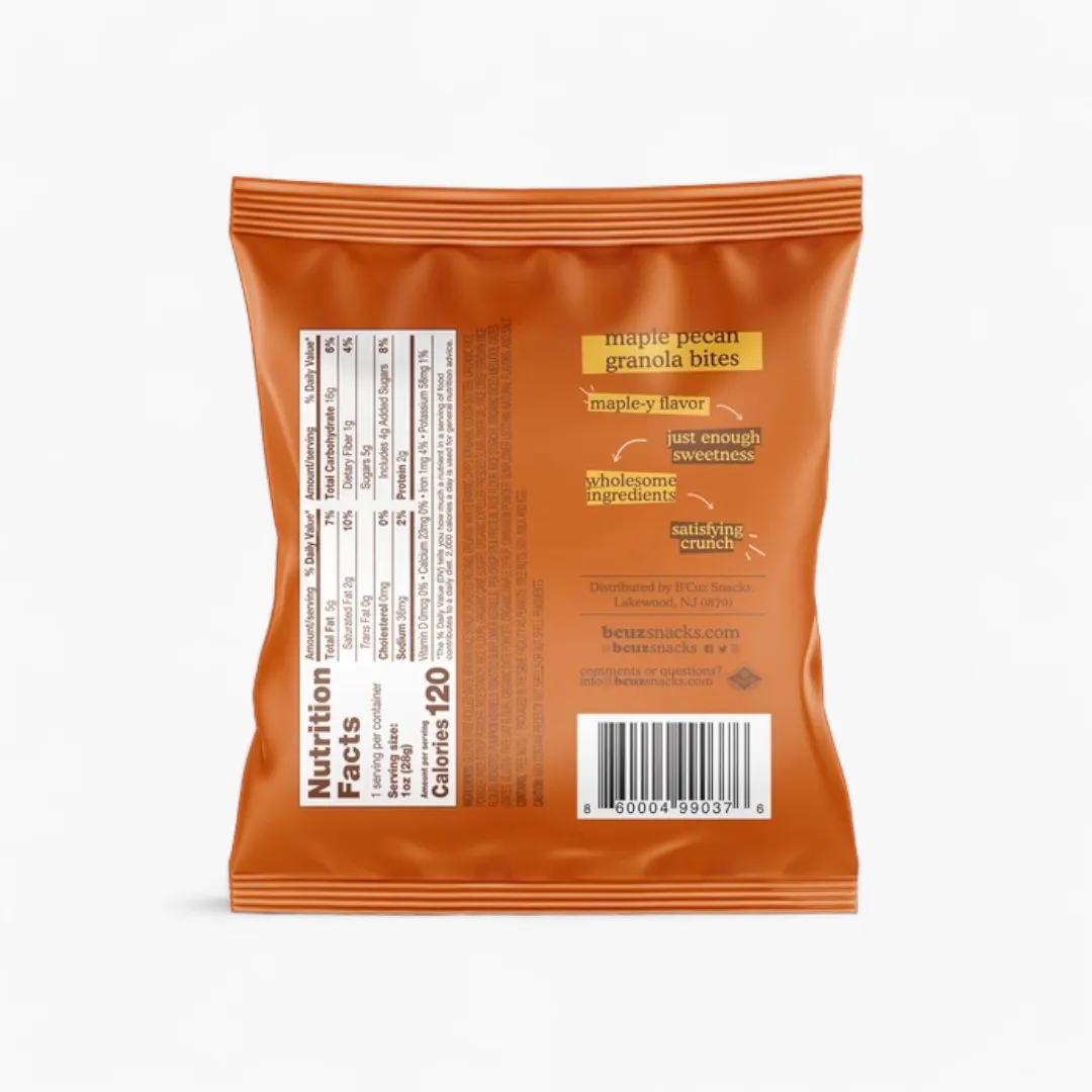 Maple Pecan Granola Bites 1oz. 24 Pack