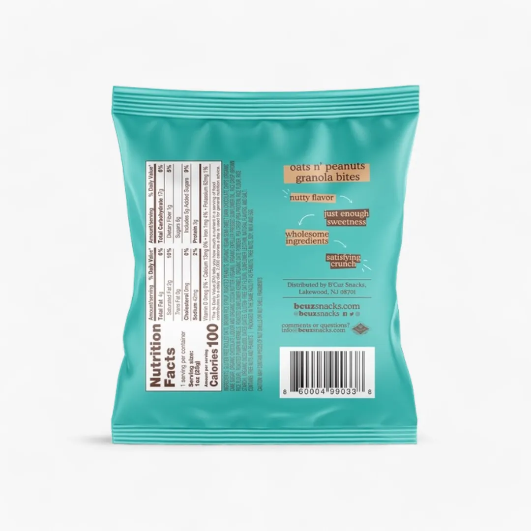 Oats N' Peanut Granola Bites 1oz. 24 Pack