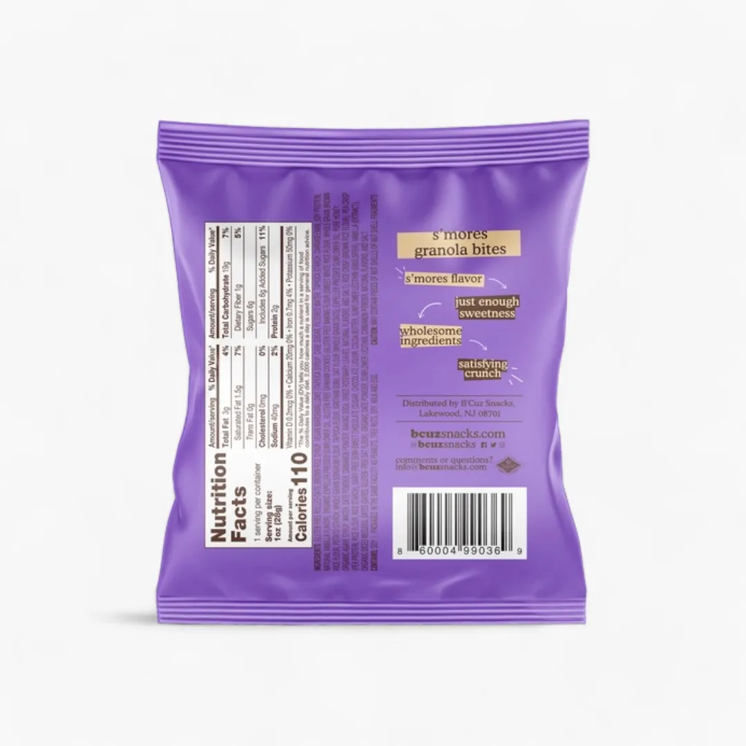 S'more Granola Bites 1oz. 24 Pack