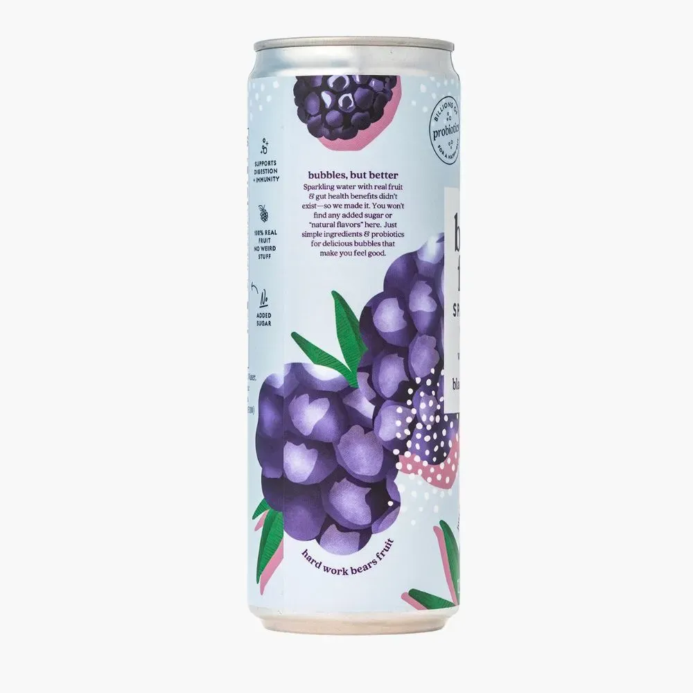 Blackberry Sage Sparkling Water with Probiotics