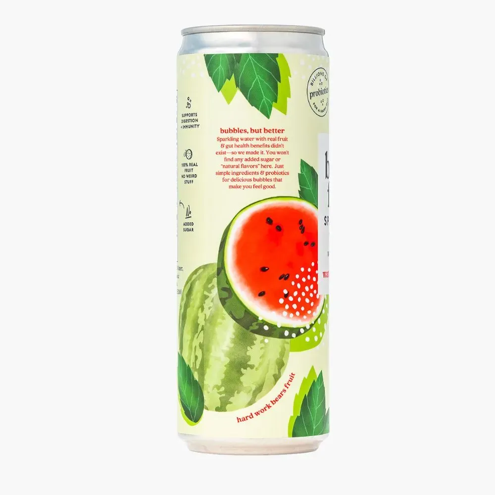 Watermelon Mint Sparkling Water with Probiotics