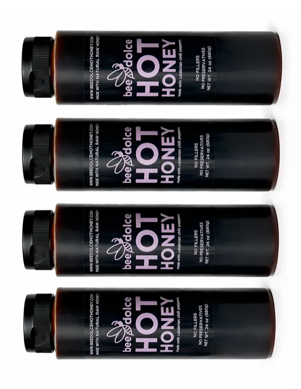 Bee Dolce Hot Honey – 24 oz Chef Bottle | Premium Sweet Heat